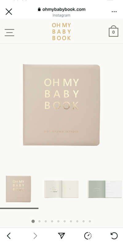 Oh my baby book