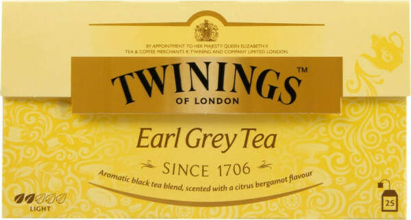 Чай черный TWININGS Earl Grey с ароматом бергамота байховый