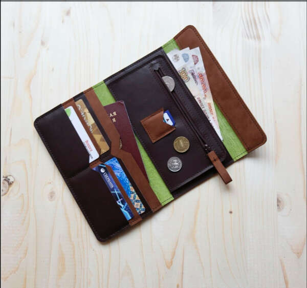 Big Wallet черно-черый