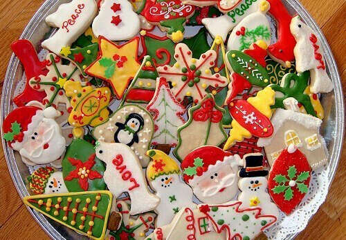Новогодние печеньки