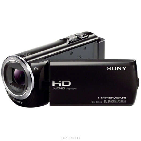Sony HDR-CX320E, Black видеокамера