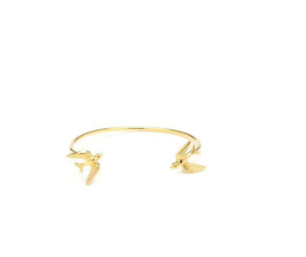 Gold Swallow Bangle