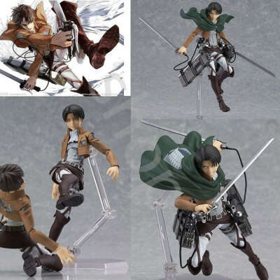 PVC figma Levi Shingeki no Kyojin Action Figure