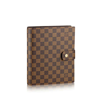 Louis Vuitton GM Agenda in Damier Ebene