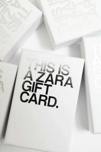 ПОДАРОЧНАЯ КАРТА Zara