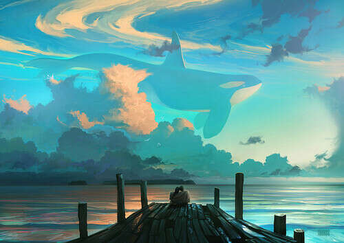 Чебоха Артем. Принт "Sky for Dreamers" А1