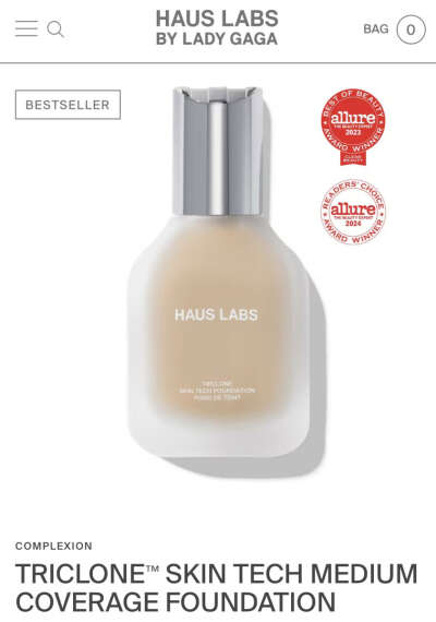 Haus Labs COVERAGE FOUNDATION 040