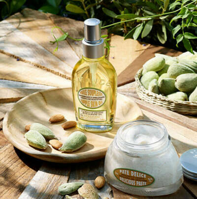 L'Occitane коллекция с миндалем