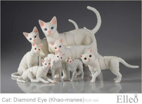 БЖД-кот от Elleo-dolls