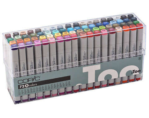 Наборы маркеров Copic 72шт