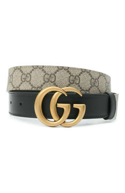 Женский черный ремень gg GUCCI — купить в интернет-магазине ЦУМ, арт. 625839/92TLT