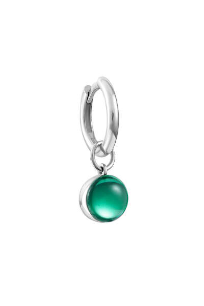 Моносерьга Avgvst Jewelry Зеленая