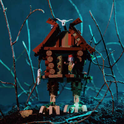 Русский клон Lego Избушка Бабы-Яги