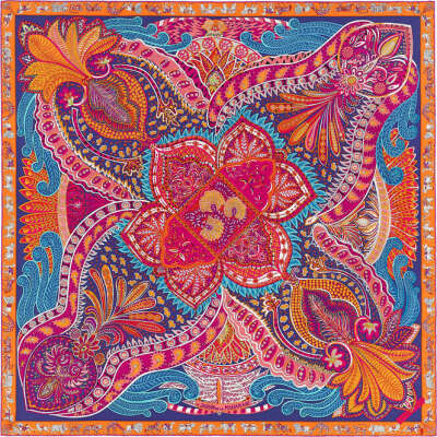 Мир платков Hermès | Le Jardin de la Maharani