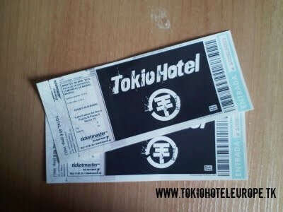 Билет на концерт Tokio Hotel