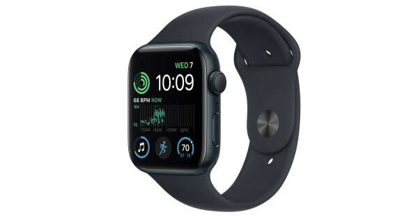 Apple Watch SE (2 gen) GPS 40mm Midnight Aluminum Case with Midnight Sport Band - S/M