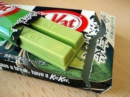 Кит кат с зеленым чаем