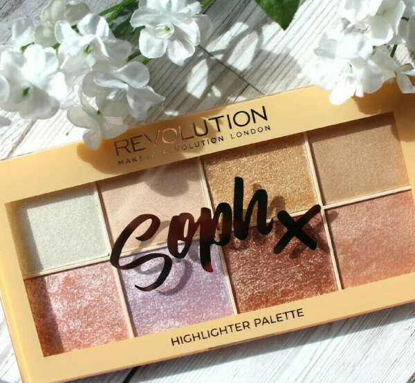 Палетка хайлайтеров Makeup Revolution