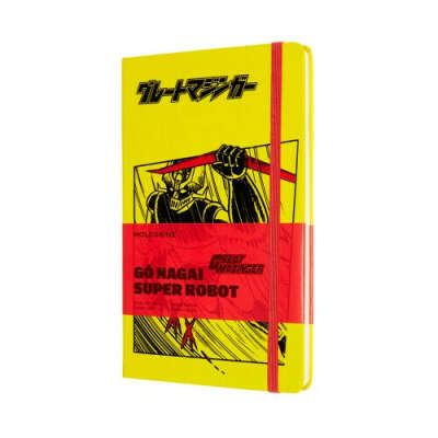 Записная книжка Moleskine LIMITED EDITION GREAT MAZINGER (в линейку), ( Large 13x21 см) желтая - Moleskine www.moleskines.ru