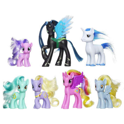 Набор из 7 пони 'Избранная коллекция с Королевой Кризалис' (Queen Chrysalis), специальный эксклюзивный выпуск, My Little Pony - Friendship is Magic, Hasbro [A5386]