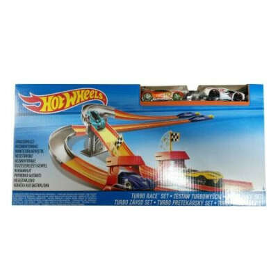 Трасса 3 в 1 Hot Wheels Турбогонка+2 машинки