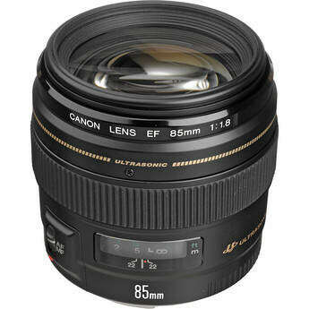 Canon EF 85mm f/1.8 USM Lens									USA