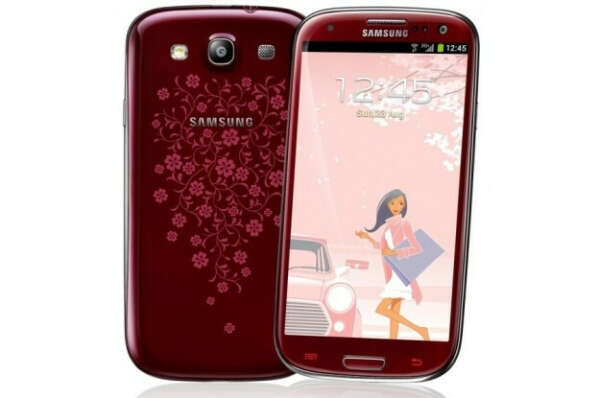 Samsung Galaxy S4 Mini DUOS I9192 Red La Fleur