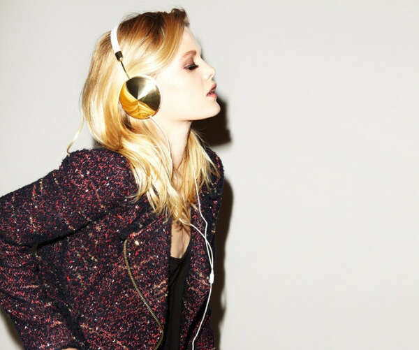 Наушники Frends Taylor Over-Ear Headphones Leather White/Gold