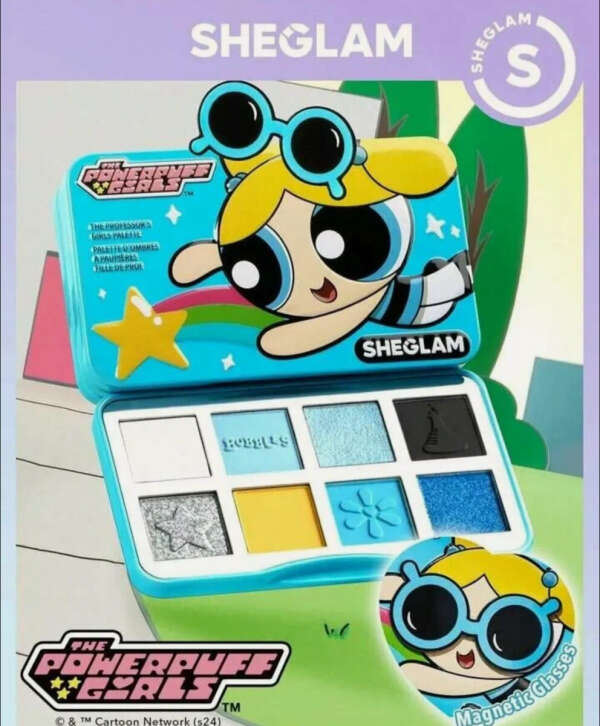 Палетка теней sheglam x powerpuff girls