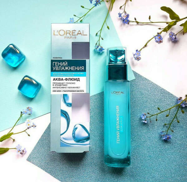 Loreal Аква-флюид для лица Гений Увлажнения для нормальной и смешанной кожи