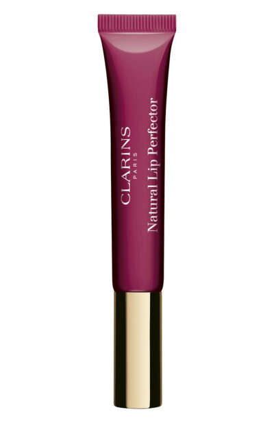 CLARINS Блеск для губ Natural Lip Perfector Оттенок-08 plum shimmer