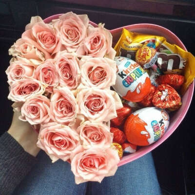 коробочка с цветами