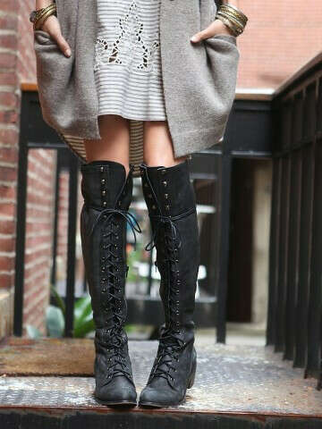 Free People Joe Lace Up Boot