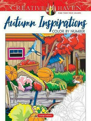 Раскраска по номерам Creative Haven Autumn Inspirations Color by Number
