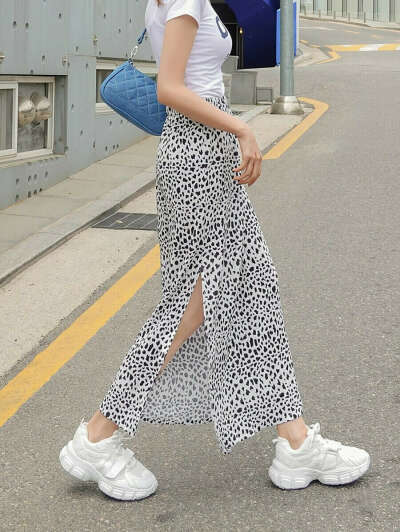 a midi skirt