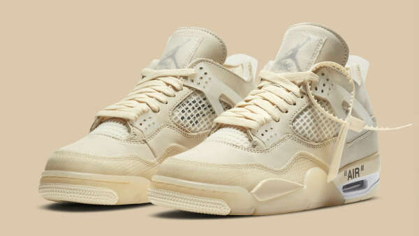 Wmns Air Jordan 4 x Off-White 'Sail'