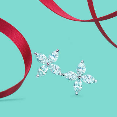 Tiffany and Co diamond earrings