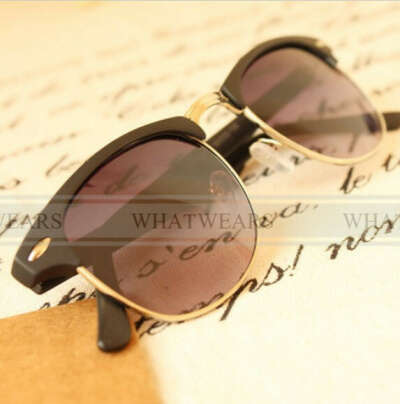 Free Shipping Mens Womens Retro Half frame Sunglasses Wayfarer Frame Glasses [XY 50 5012]-in Sunglasses from Apparel & Accessories on Aliexpress.com