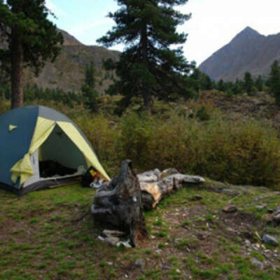 Съездить на природу с палатками (в 2014)
