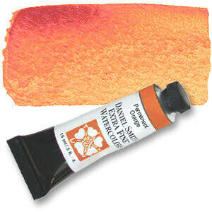 Permanent Orange (PO62) 15ml Tube, DANIEL SMITH Extra Fine Watercolor
