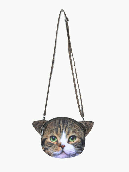 3D Double-Sided Printing IN DARK Meng Cat Bag - Choies.com