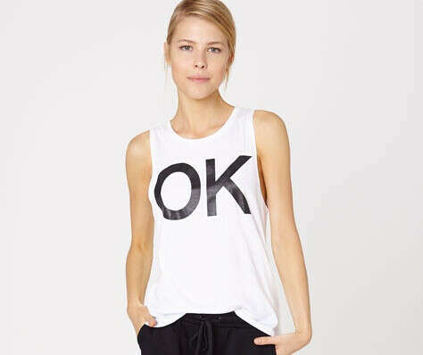 Shirt mit Textmotiv
