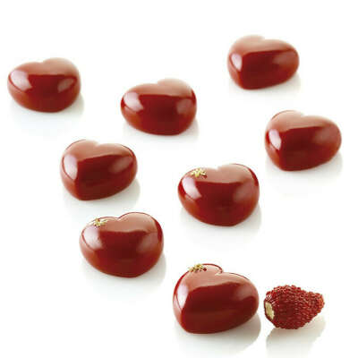 Micro Love5 - Silikonmatta med 35 hjärtformar i mikroformat.