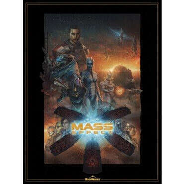 Mass Effect Saga Lithograph