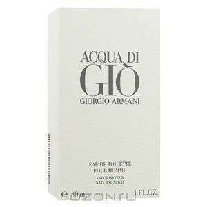 Giorgio Armani "Acqua Di Gio Pour Homme". Туалетная вода, 30 мл