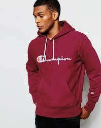 Champion burgundy hoodie