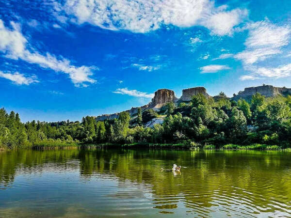 Встретить закат в белом колодце