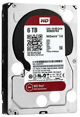 Жесткий диск 6 Тб WD Red WD60EFRX