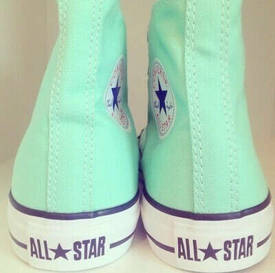 Converse мятного цвета