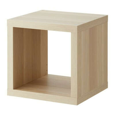 КАЛЛАКС Стеллаж - под беленый дуб  - IKEA